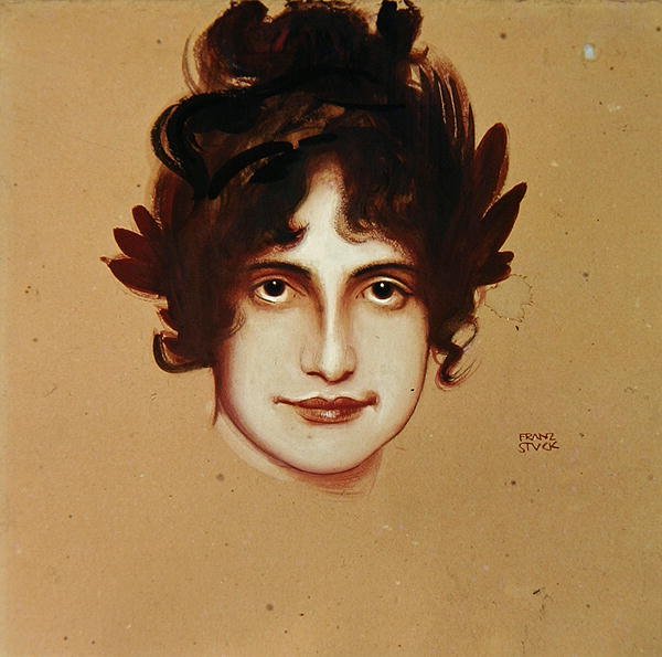Porträt einer Frau, ca. 1896 von Franz von Stuck