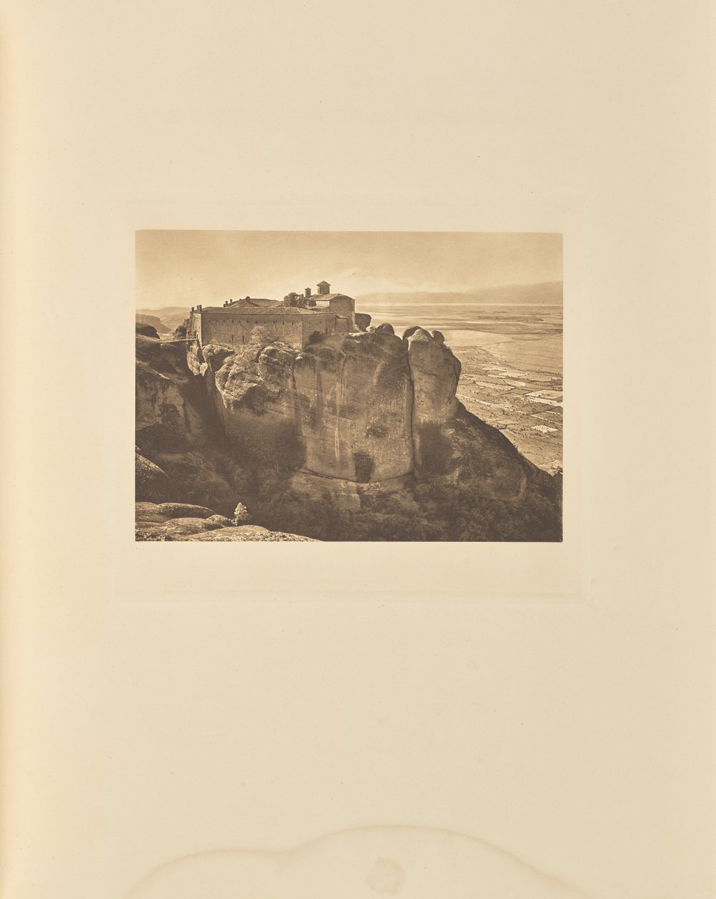 Das Kloster von St-Etienne bei den Meteoraklöstern von Frédéric Boissonnas
