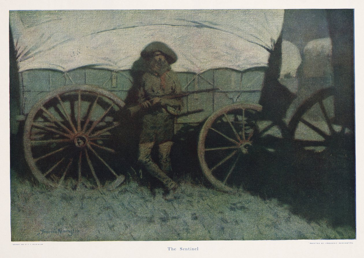 Der Wächter, 1909 von Frederic Remington