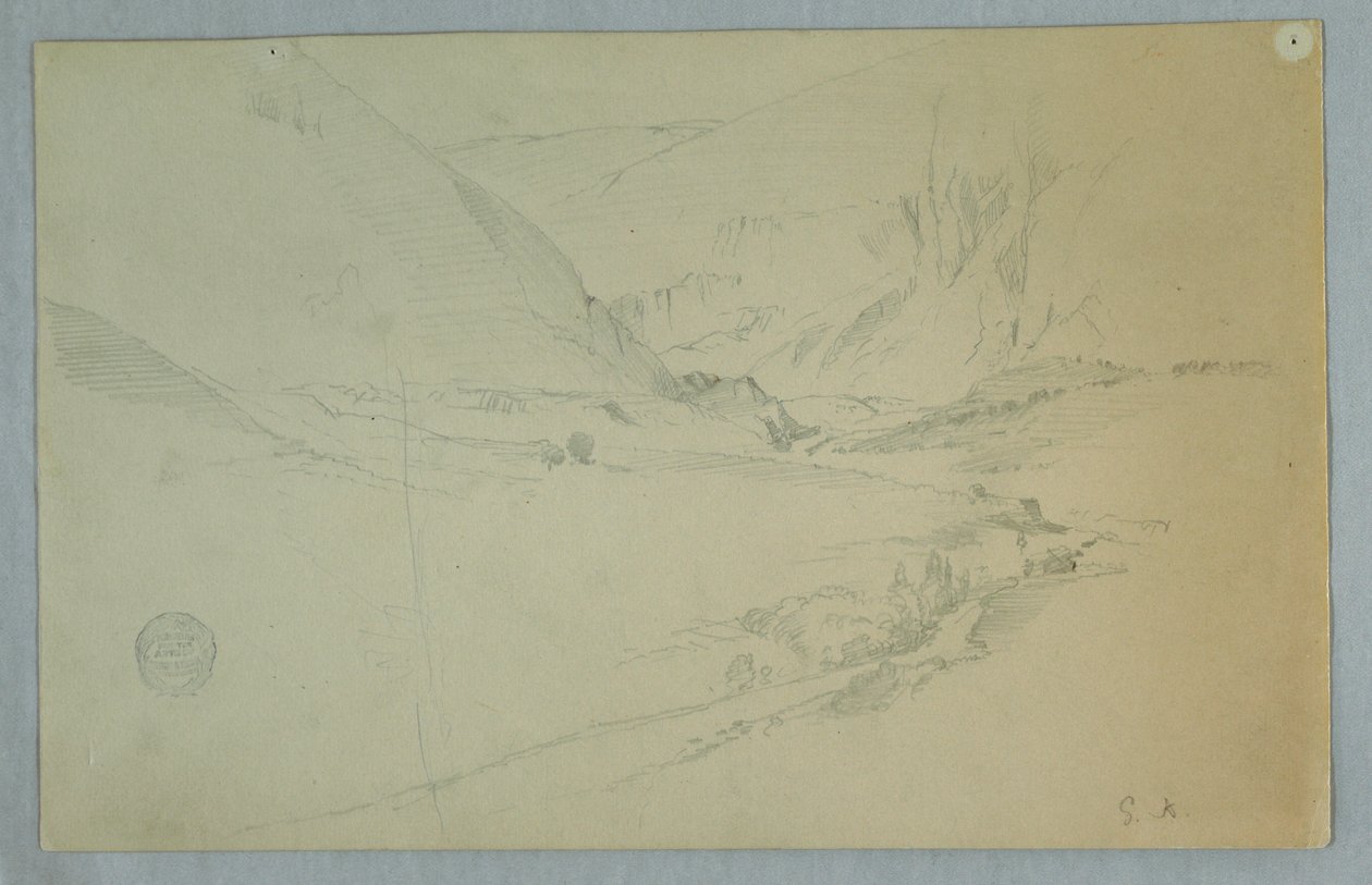 Anden-Tal mit gewundenem Fluss, Kolumbien oder Ecuador, 1857 von Frederic Edwin Church