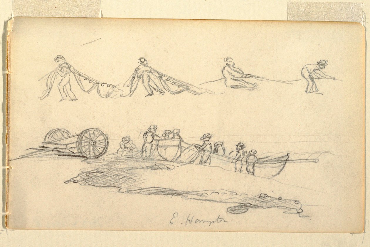 Boot mit Frau und Kindern, Juli–August 1858 von Frederic Edwin Church