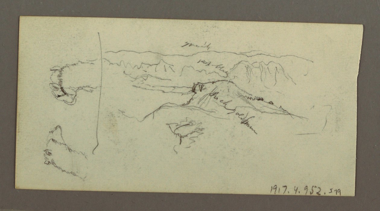 Kamelstudien, Baum, Busch und Tal, möglicherweise 1868 von Frederic Edwin Church