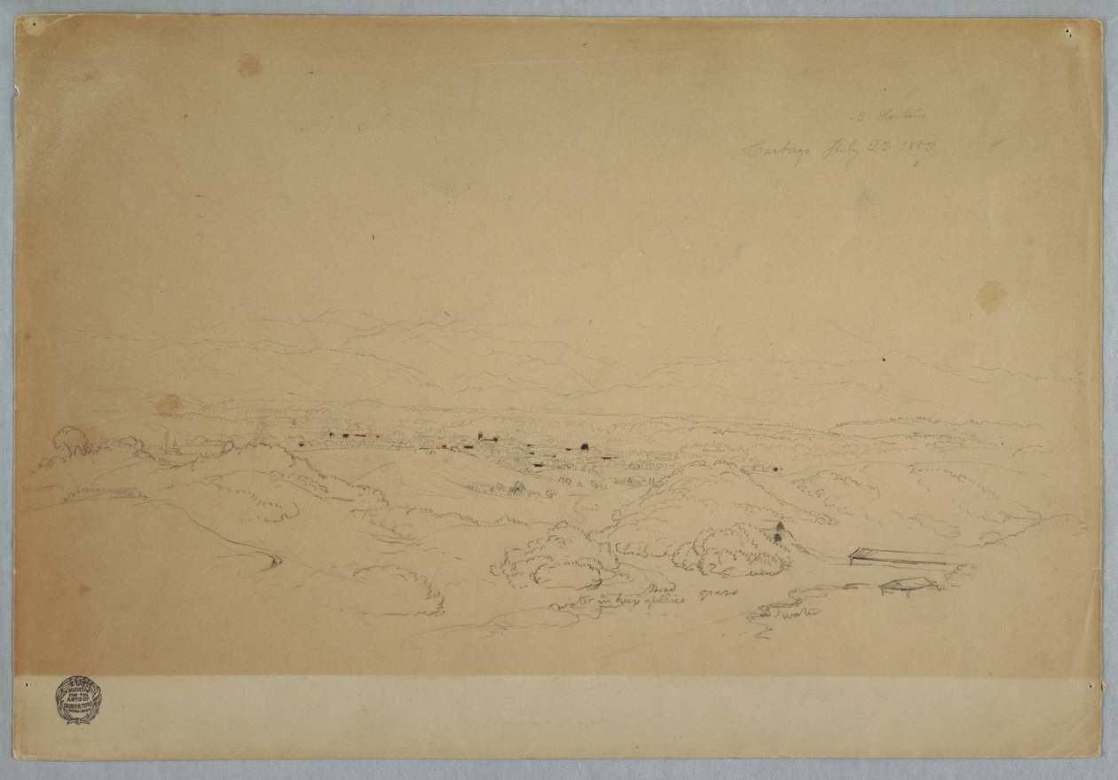 Cartago, Kolumbien, 23. Juli 1853 von Frederic Edwin Church