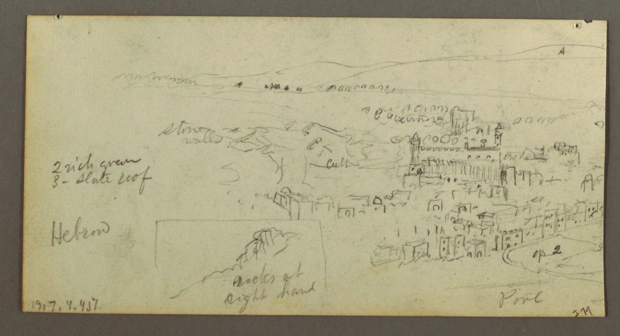 Kuppelhaus, Haus mit Treppe, Februar möglicherweise 1868 von Frederic Edwin Church