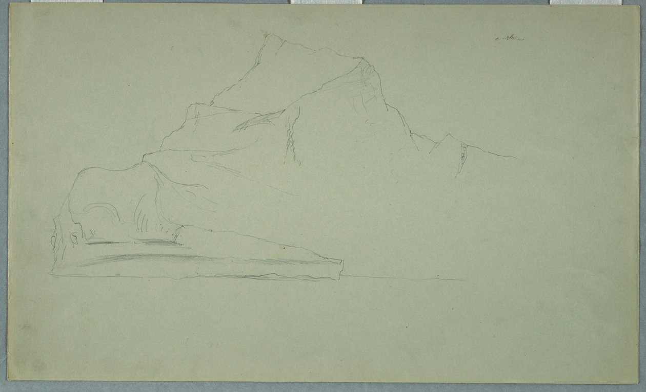 Schwimmender Eisberg, Juni oder Juli 1859 von Frederic Edwin Church