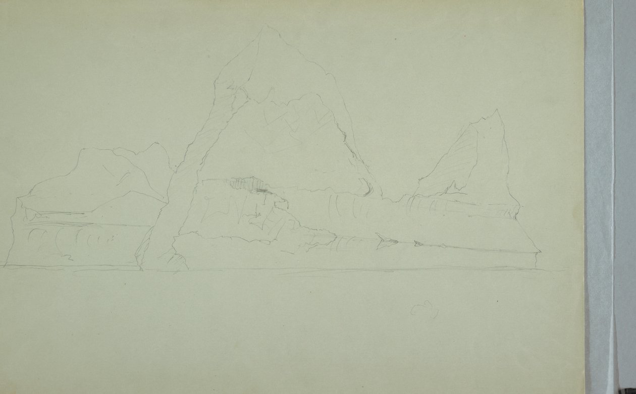 Schwimmender Eisberg, Juni oder Juli 1859 von Frederic Edwin Church