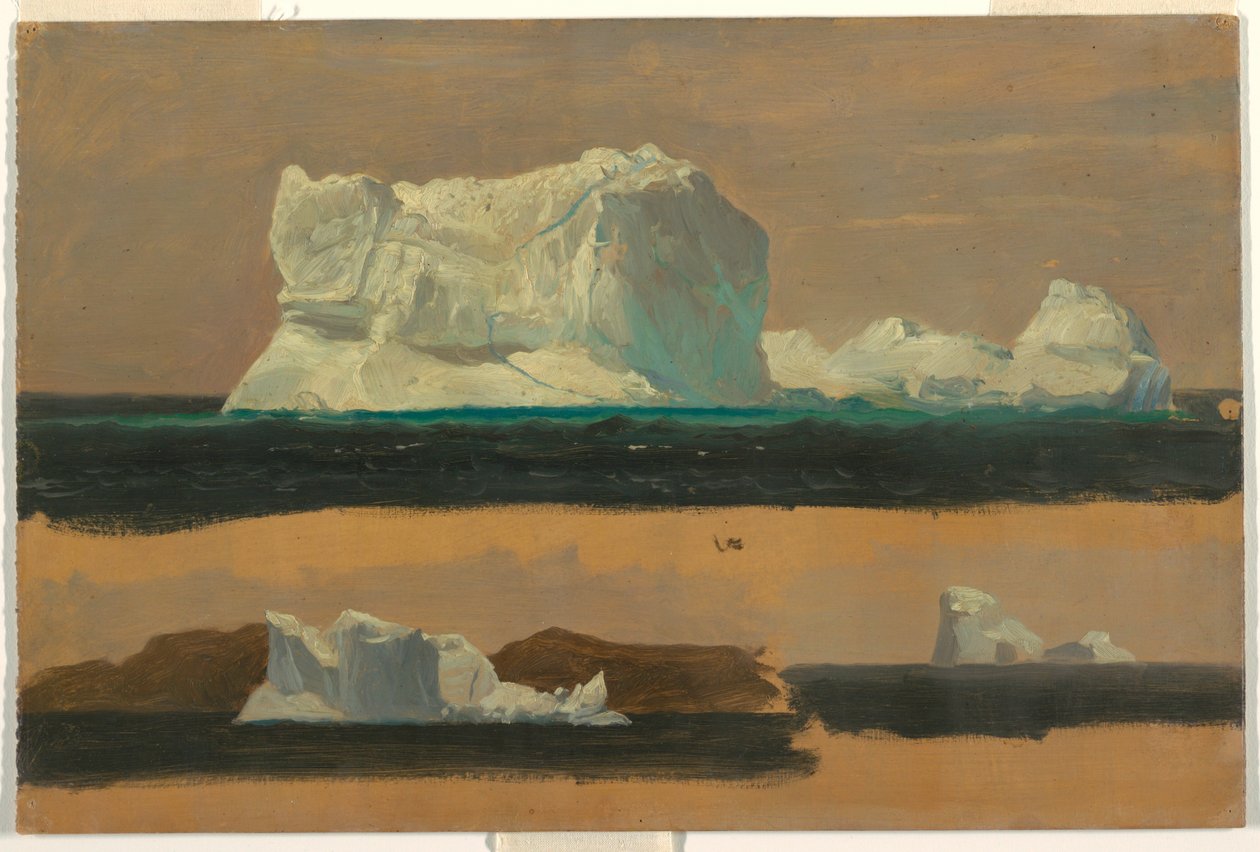 Schwimmende Eisberge, 4. Juli 1859 von Frederic Edwin Church