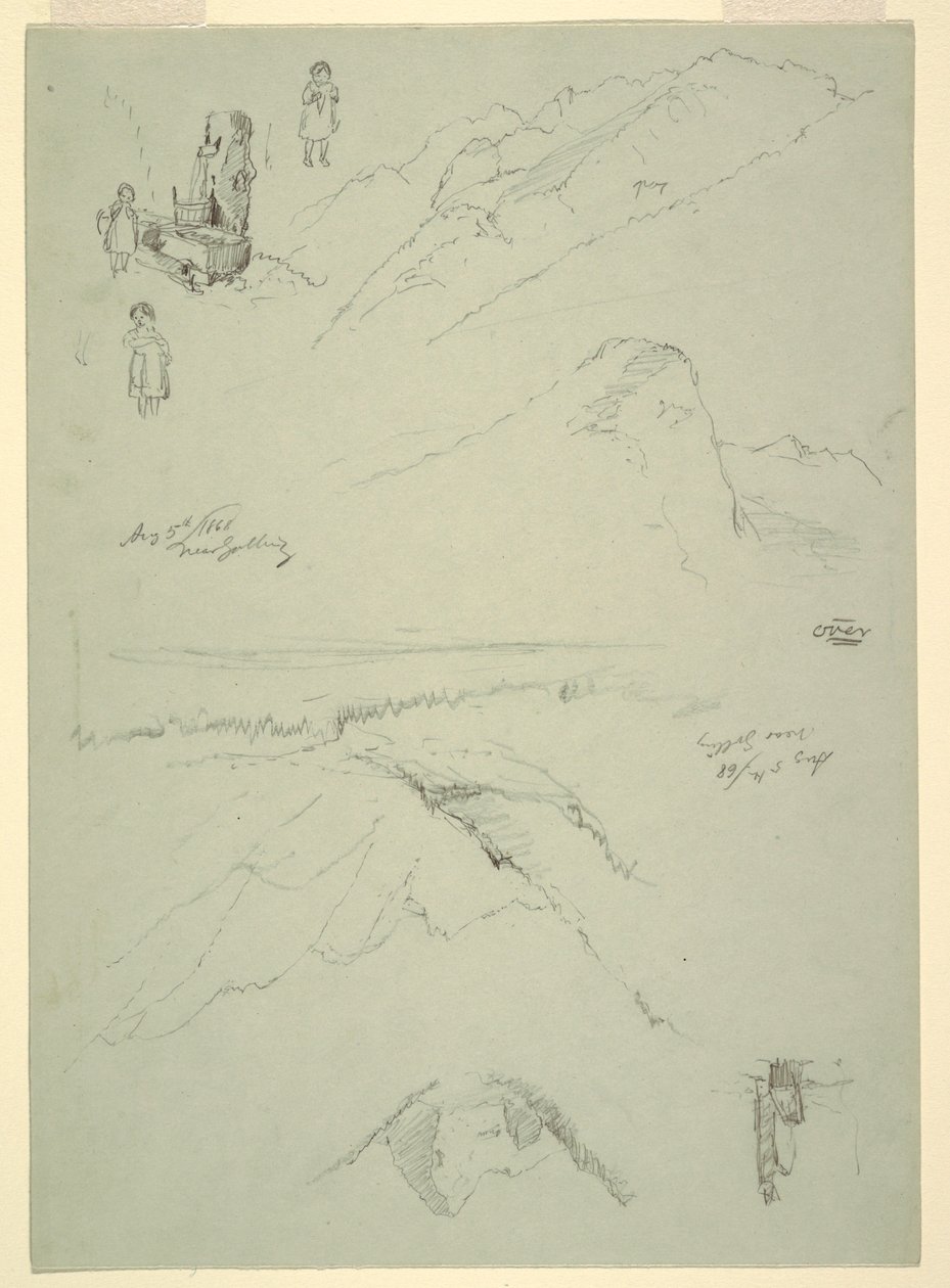Von "nahe Golling", Österreich, 5. August 1868 von Frederic Edwin Church
