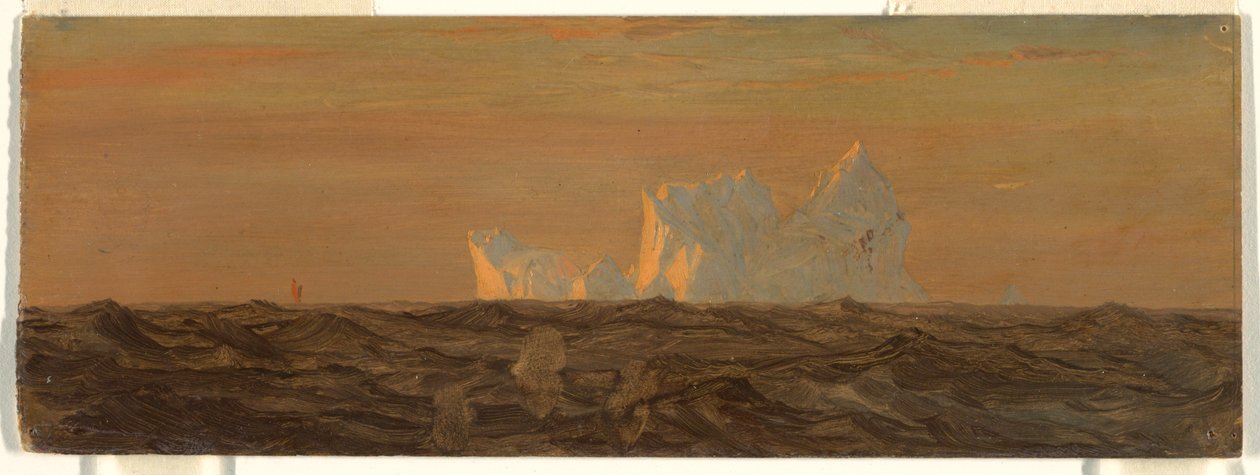 Zeichnung, Eisberge, Juni oder Juli 1859 von Frederic Edwin Church