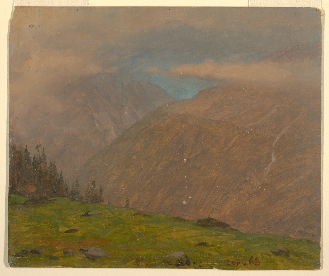 Italienische Alpen, September 1868 von Frederic Edwin Church