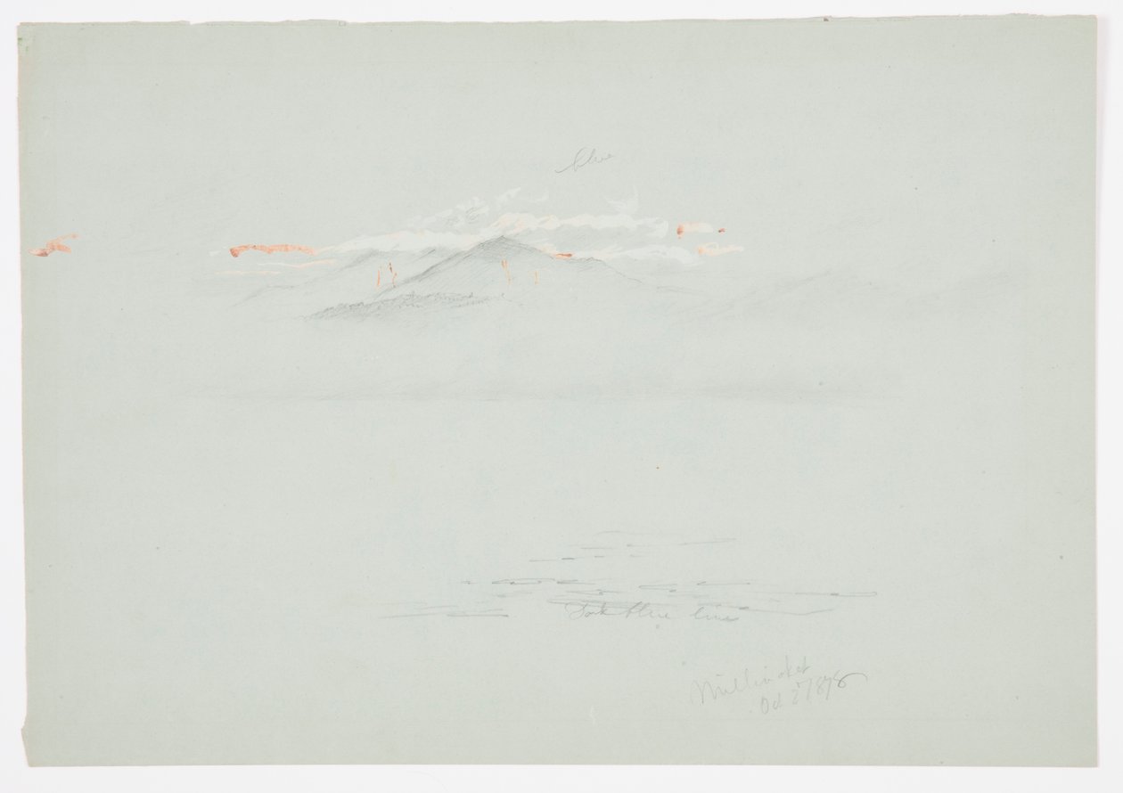 Lake Millinoket und Mount Katahdin, 1878 von Frederic Edwin Church