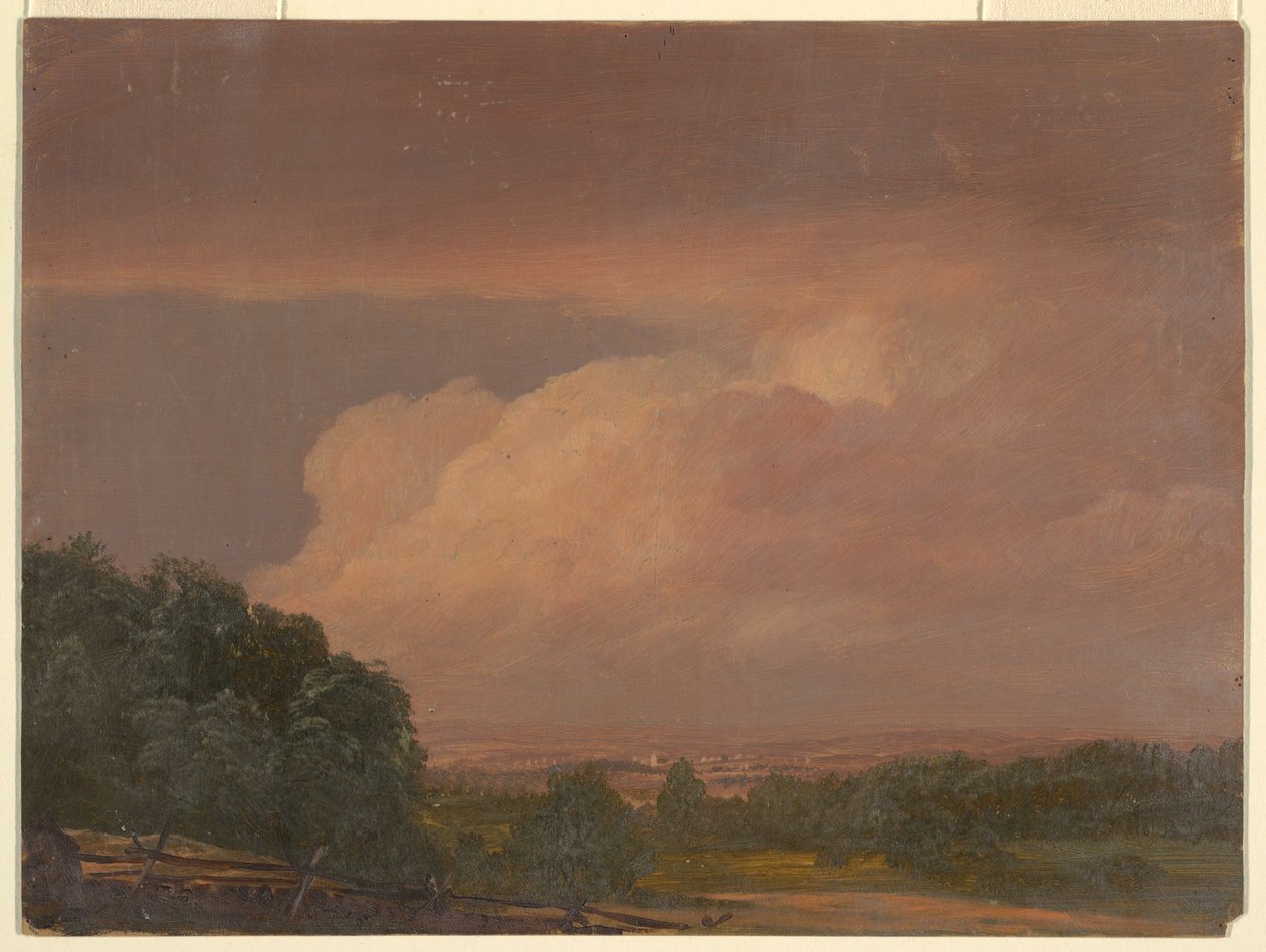 Landschaft (möglicherweise Hudson Valley), 1860–70 von Frederic Edwin Church
