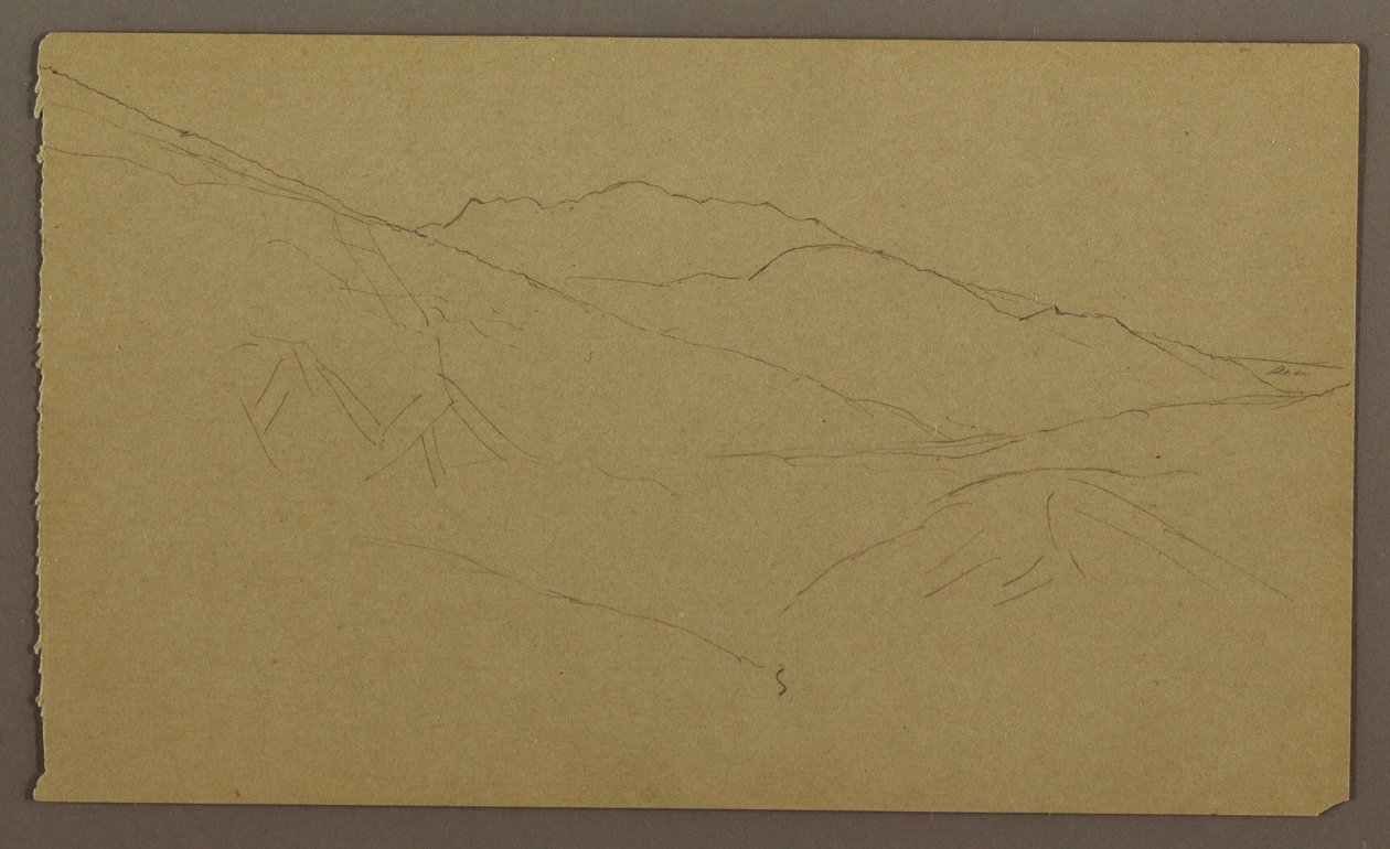 Zeichnung, Landschaft, Mai–August 1865 von Frederic Edwin Church