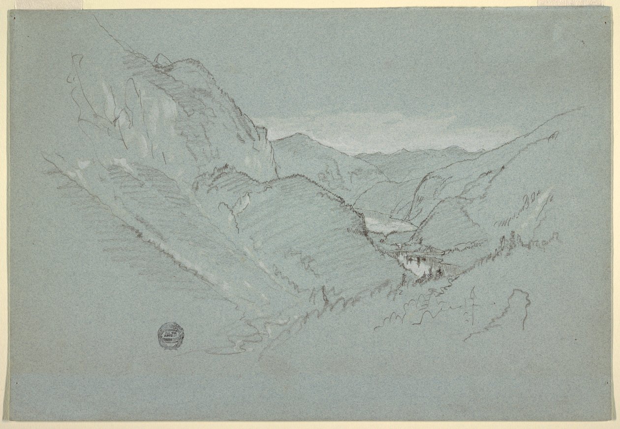 Landschaft aus den Alpen, August–September 1868 von Frederic Edwin Church