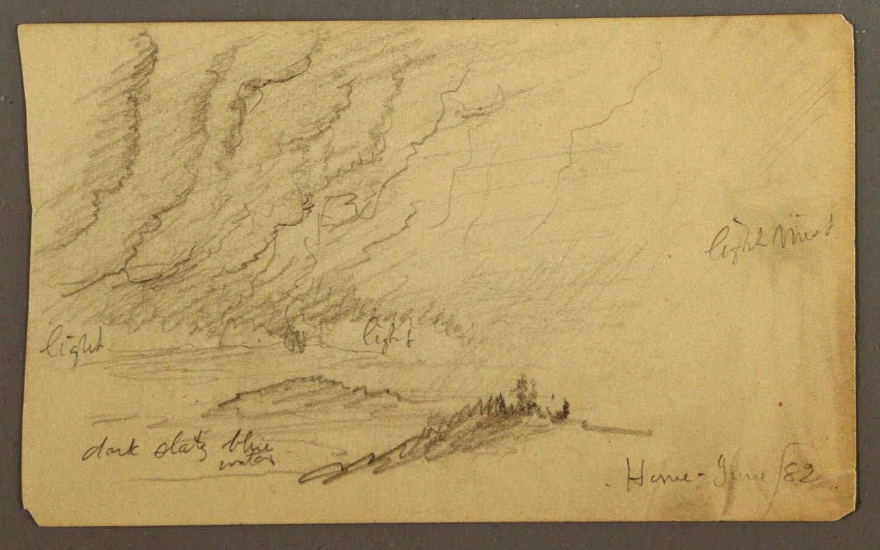 Nebel über Fluss und Hügeln von Frederic Edwin Church