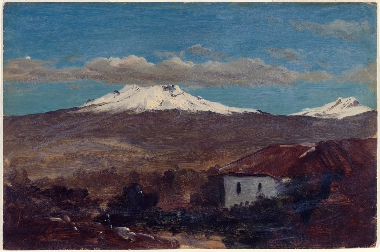 Berg Chimborazo von Riobamba, Ecuador von Frederic Edwin Church