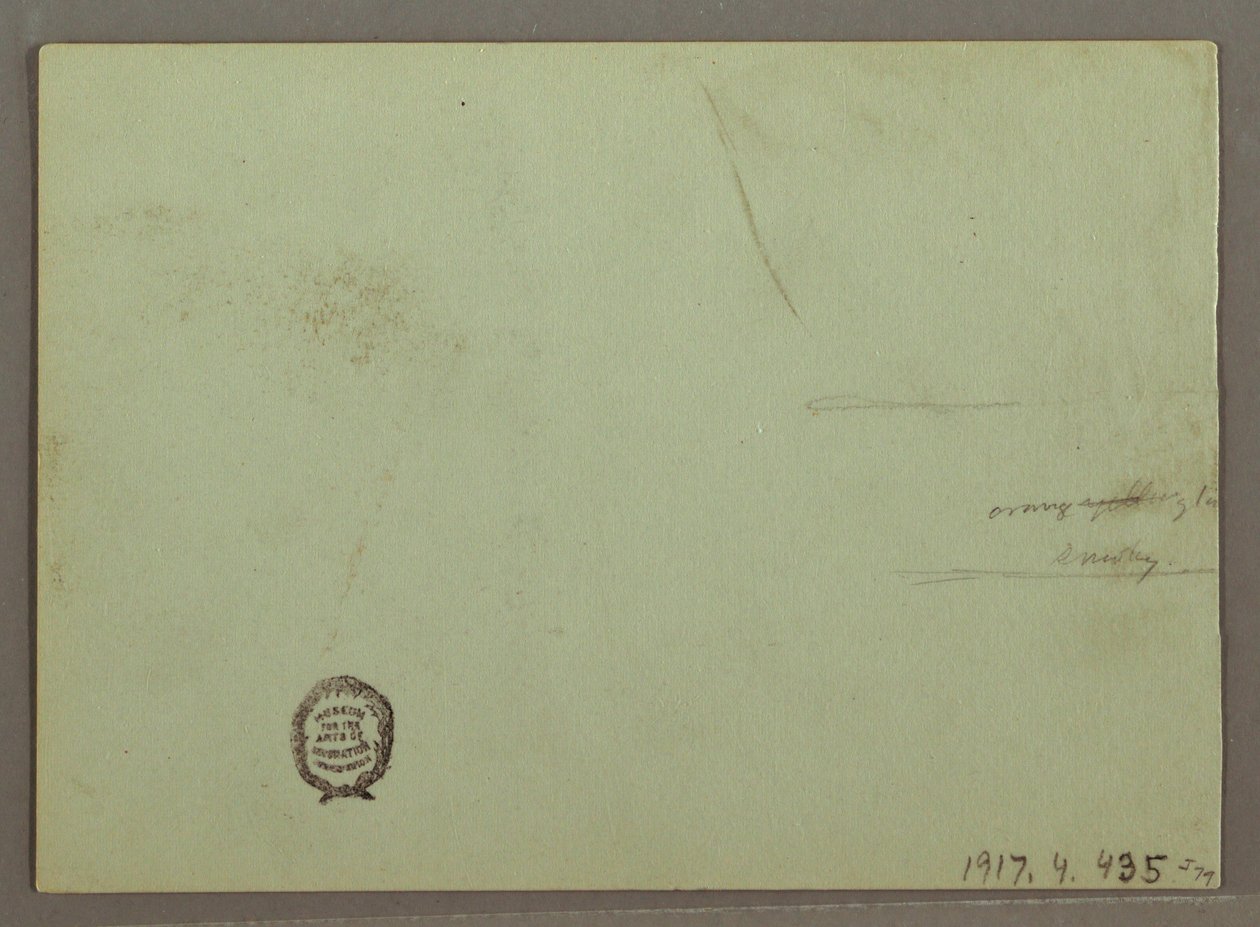 Zeichnung, Berghang, April 1869 von Frederic Edwin Church