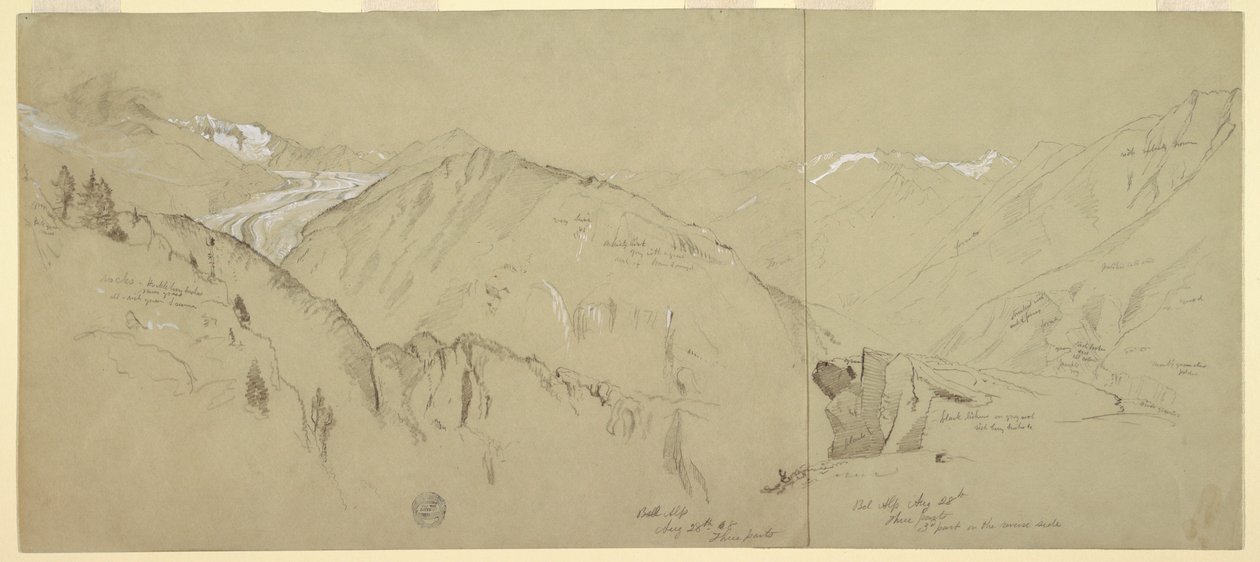 Panoramablick von Bel Arp, 1868 von Frederic Edwin Church