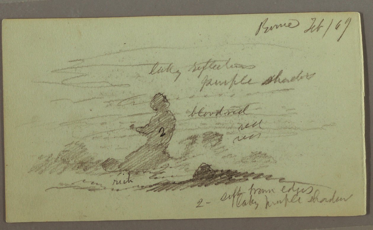 Himmelsstudie, Februar 1869 von Frederic Edwin Church