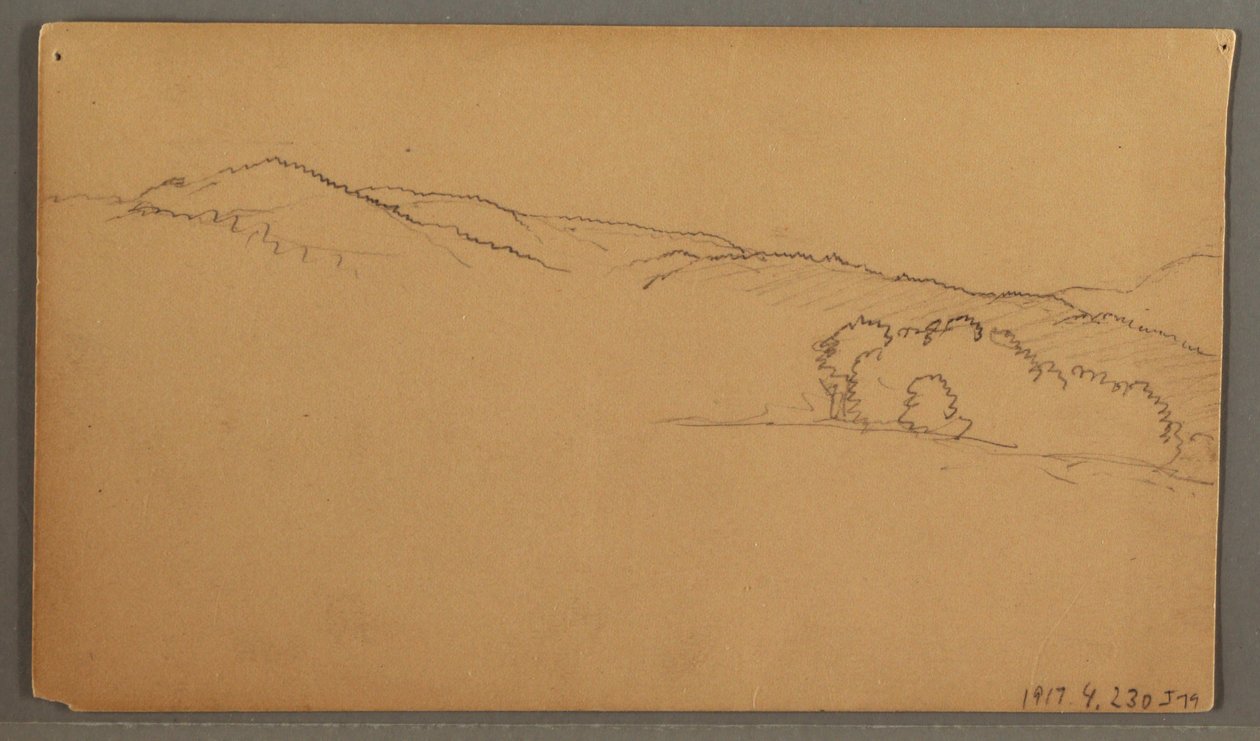 Himmelsstudie, möglicherweise 1873 von Frederic Edwin Church