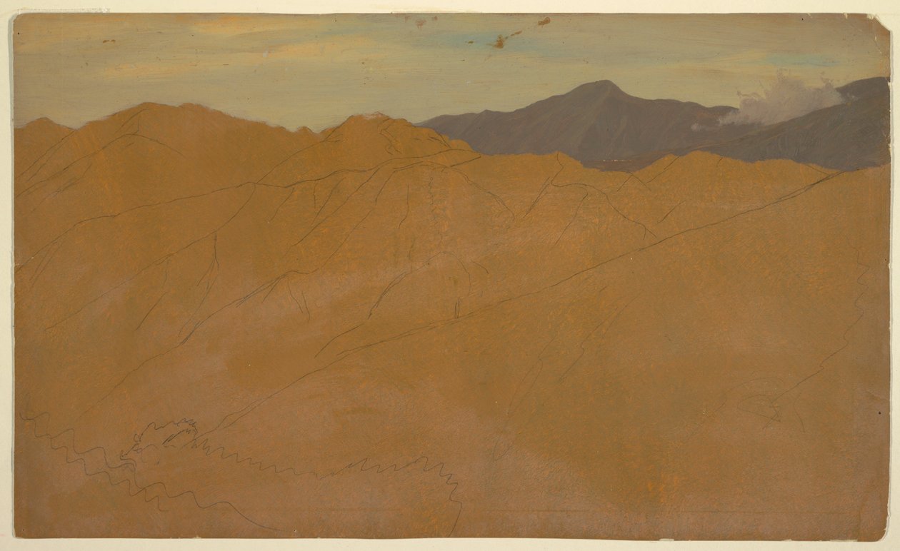 Südamerikanische Berge, 1853 oder 1857 von Frederic Edwin Church