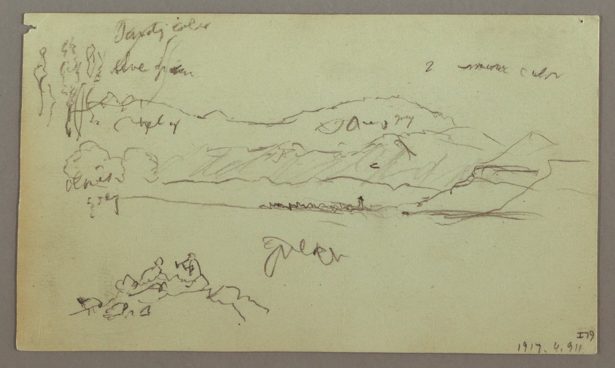 Zeichnung, Steinbogen, Steinsockel, 27. April 1868 von Frederic Edwin Church