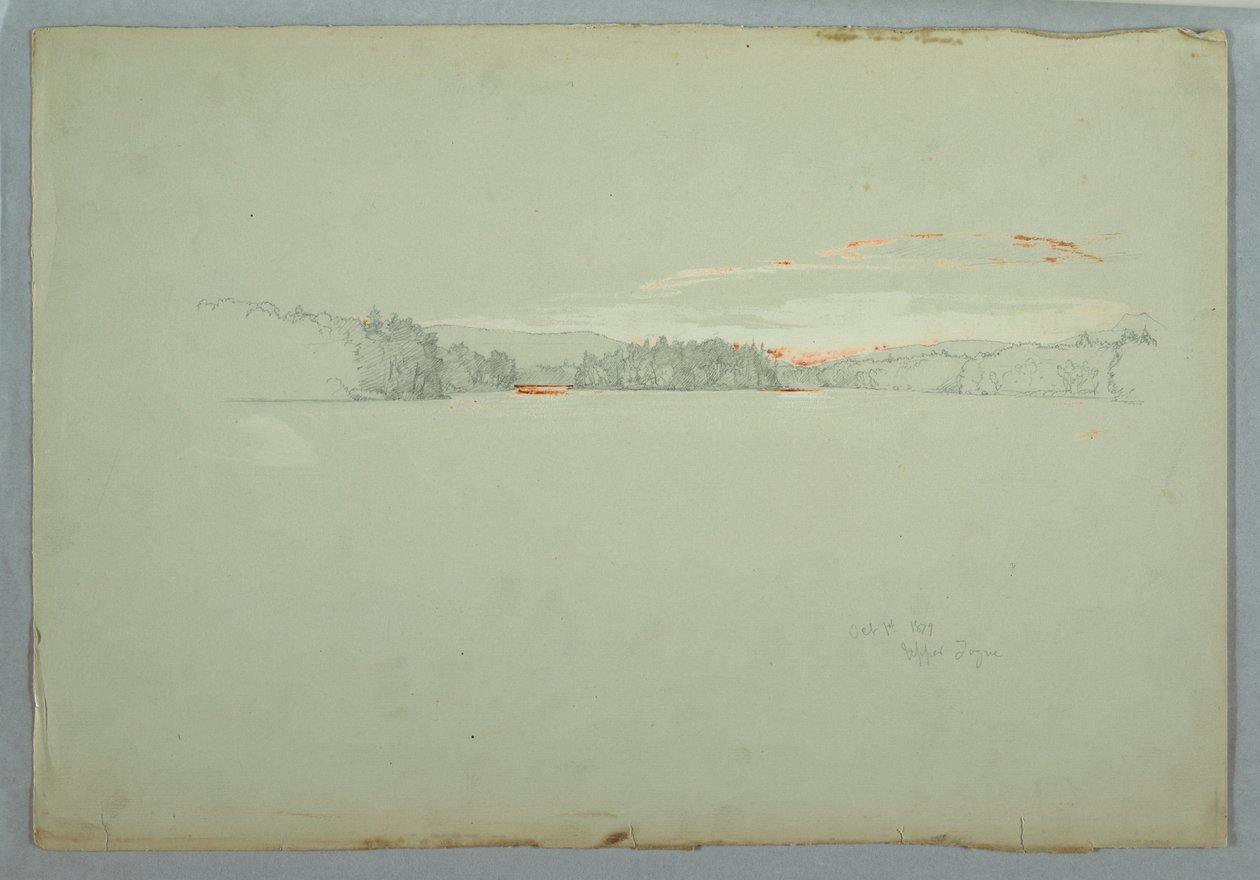 Oberer Tongue-See, 1. Oktober 1879 von Frederic Edwin Church