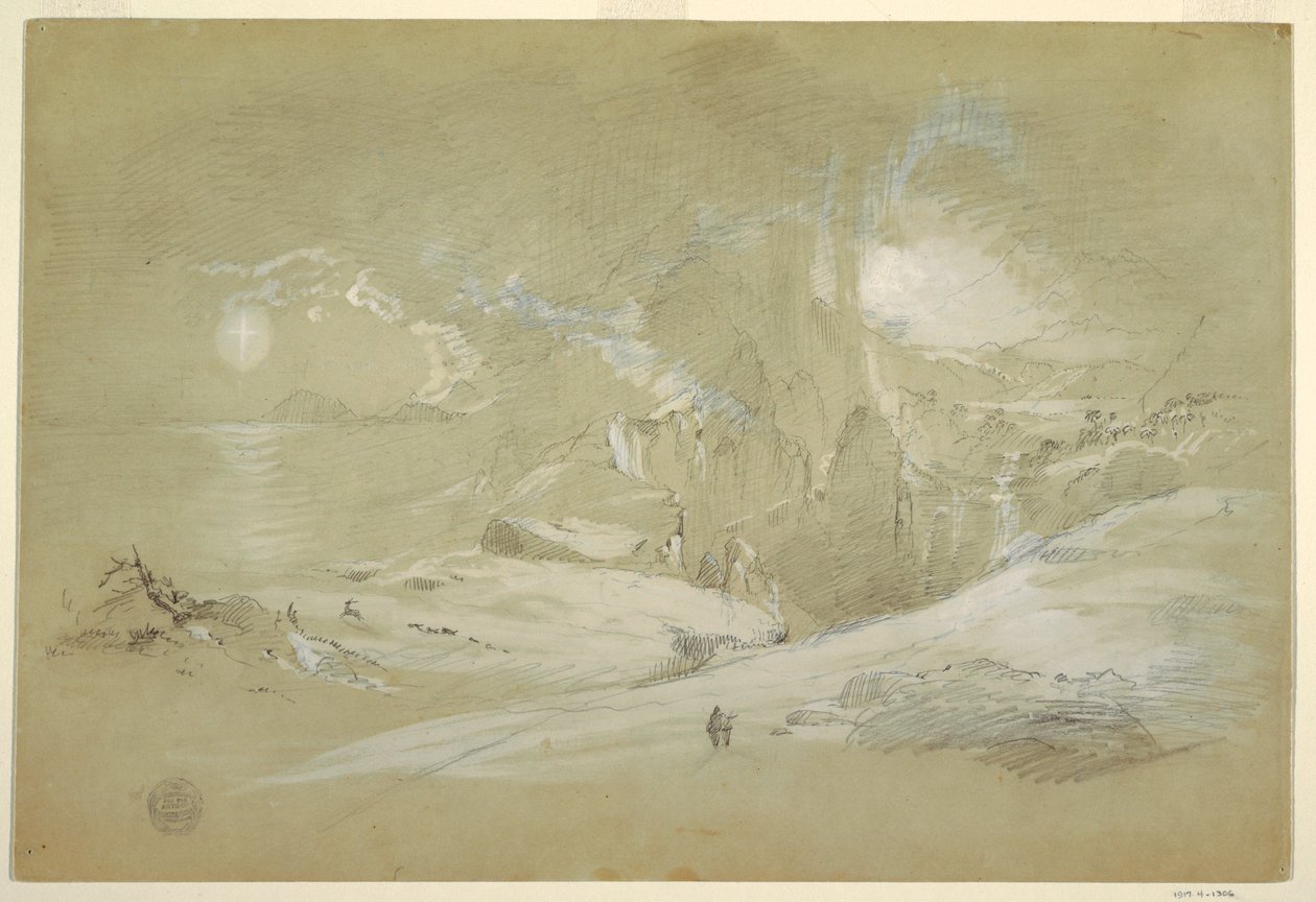 Vision des Kreuzes, Landschaft mit einem Phänomen, September 1868 von Frederic Edwin Church