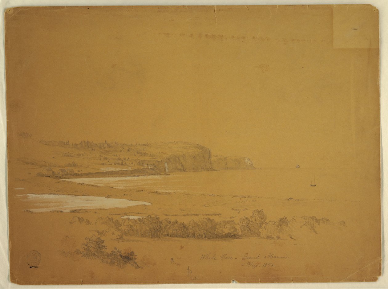 Walbucht, Grand Manan Island, Kanada, September 1851 von Frederic Edwin Church