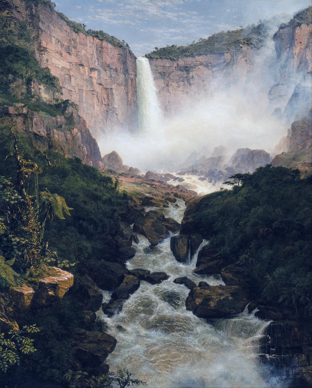 Der Fall von Tequendama bei Bogotá, Neu-Granada von Frederic Edwin Church