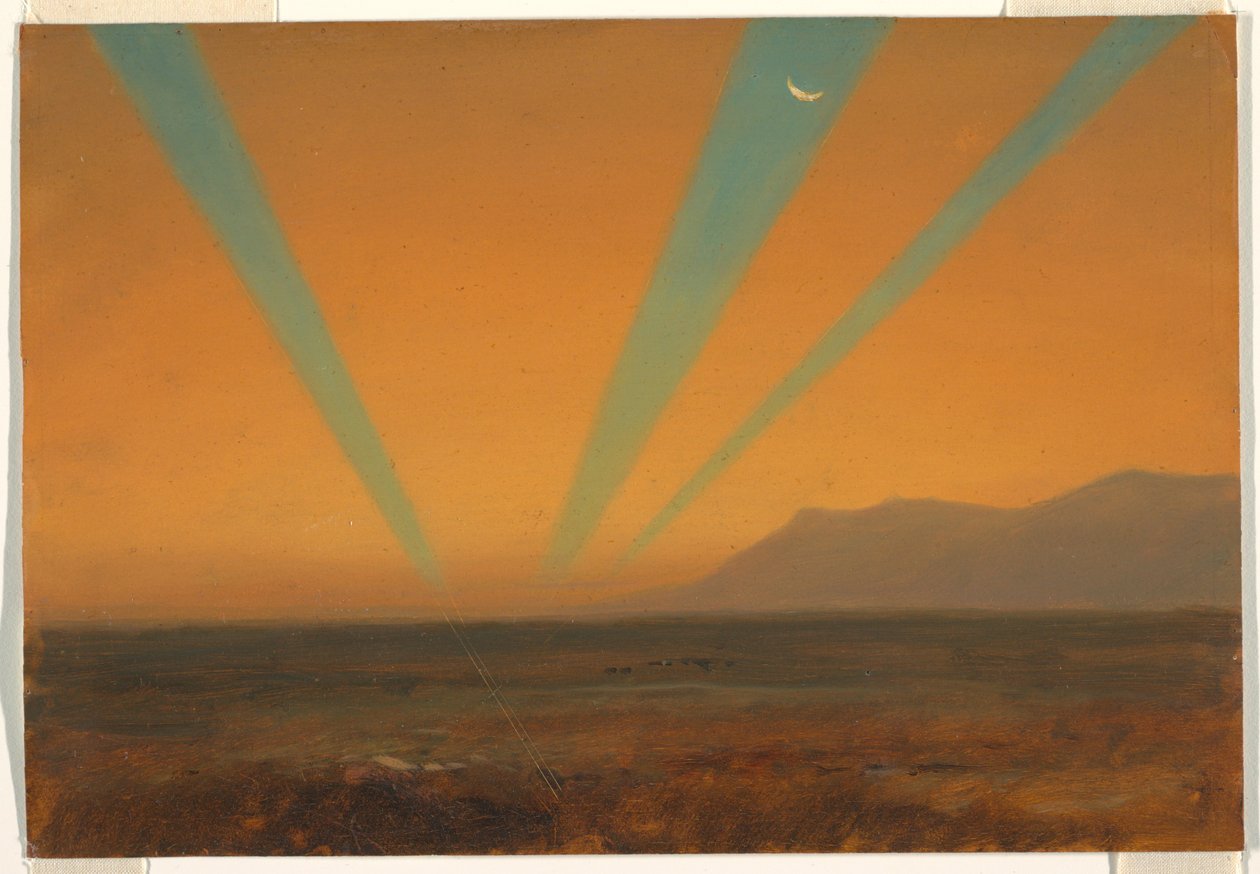 Landschaft mit Sonnenuntergang von Frederic Edwin Church