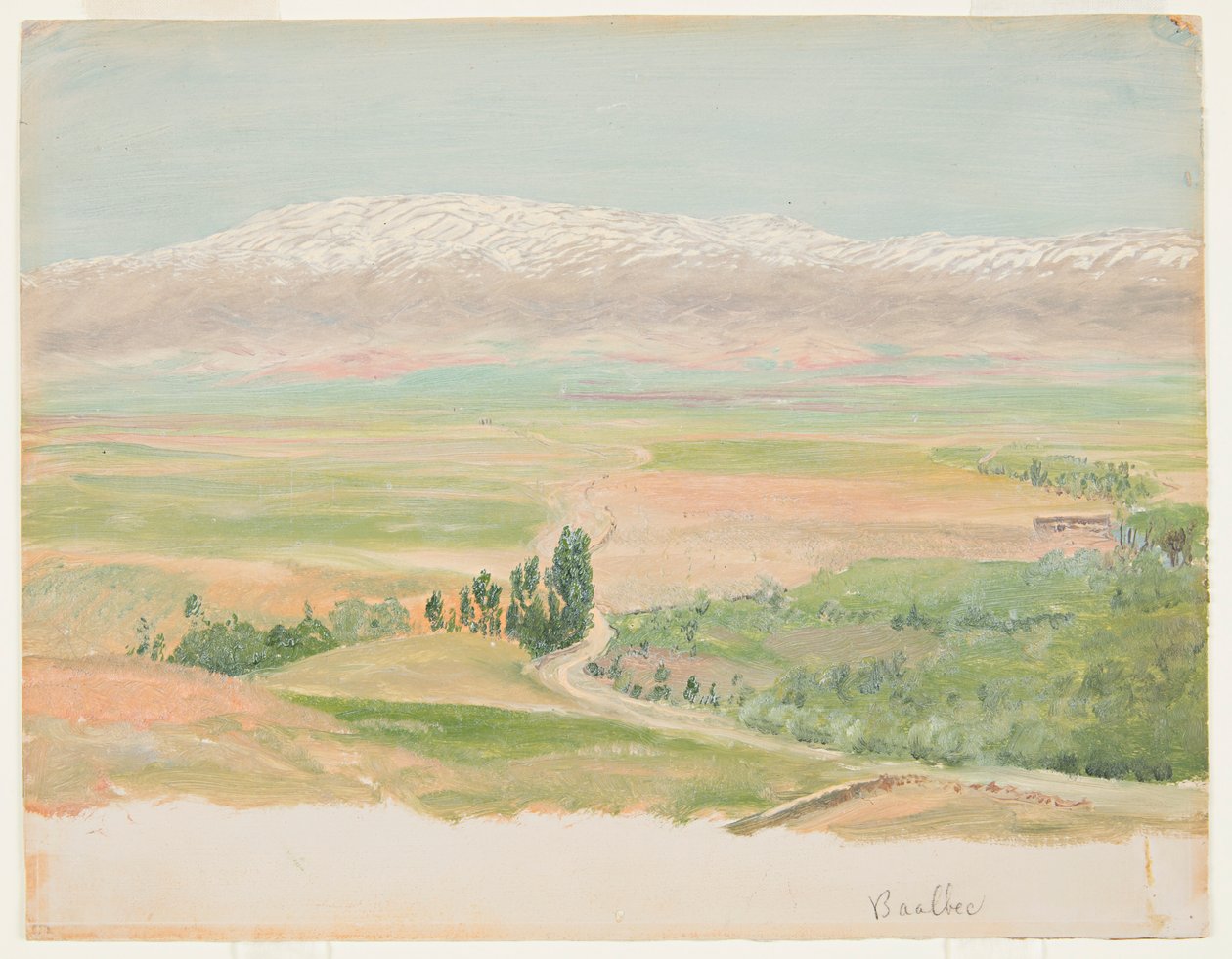 Berge in der Nähe von Baalbek von Frederic Edwin Church
