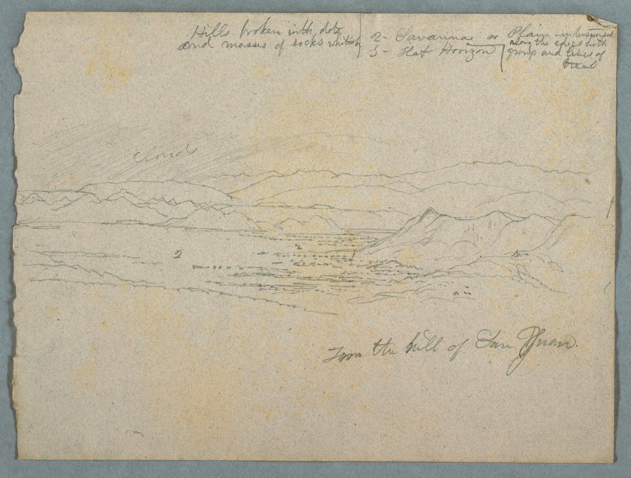 Blick vom Hügel von San Juan, wahrscheinlich Kolumbien von Frederic Edwin Church