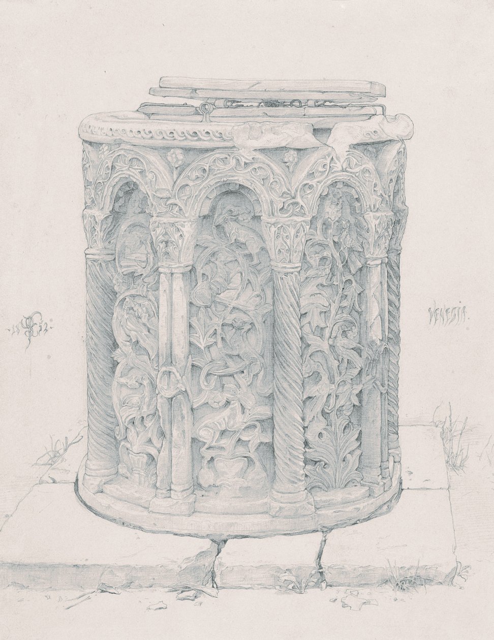 Byzantinischer Brunnenkopf, 1852 von Frederic Leighton
