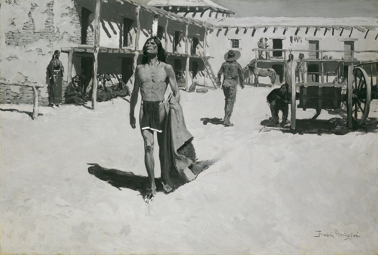 Nichts als fröhliche Blicke folgten der Fledermaus von Frederic Remington