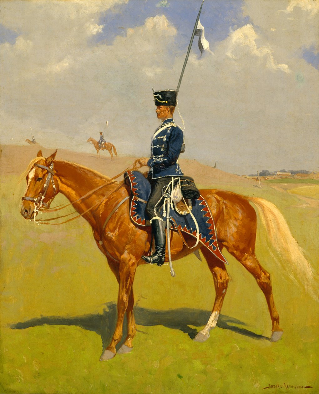 Der Husar (Privat des Husaren: Ein deutscher Husar) von Frederic Remington