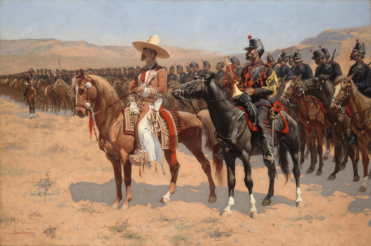 Der mexikanische Major, 1889 von Frederic Remington