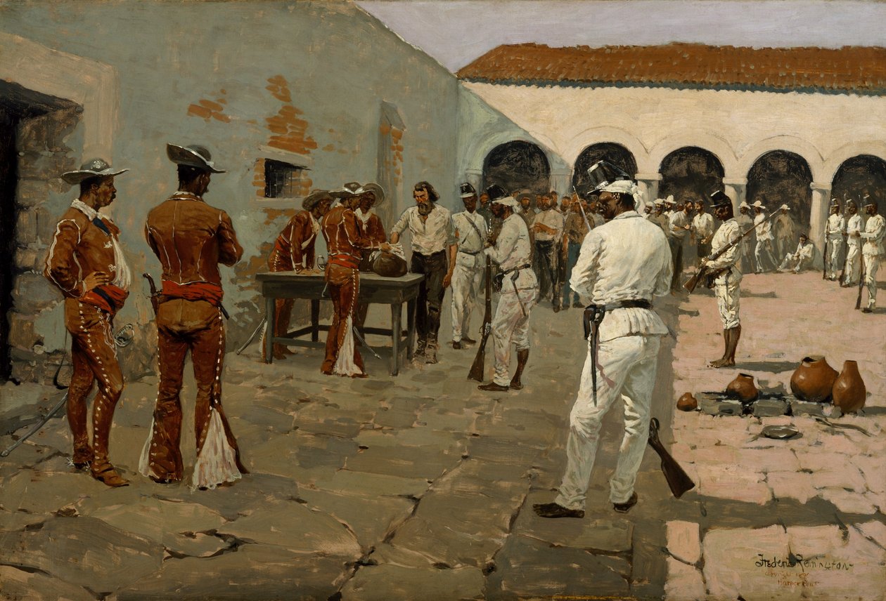 Die Mier-Expedition: Die Ziehung der schwarzen Bohne von Frederic Remington