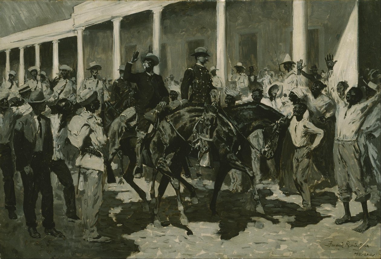 Die Rückkehr von Gomez nach Havanna von Frederic Remington