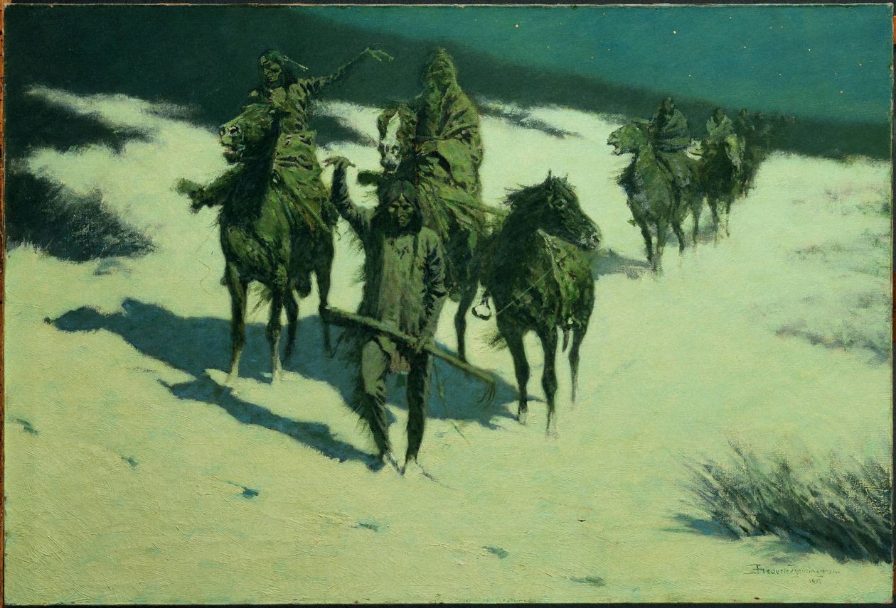 Die Spur des beschlagenen Pferdes von Frederic Remington