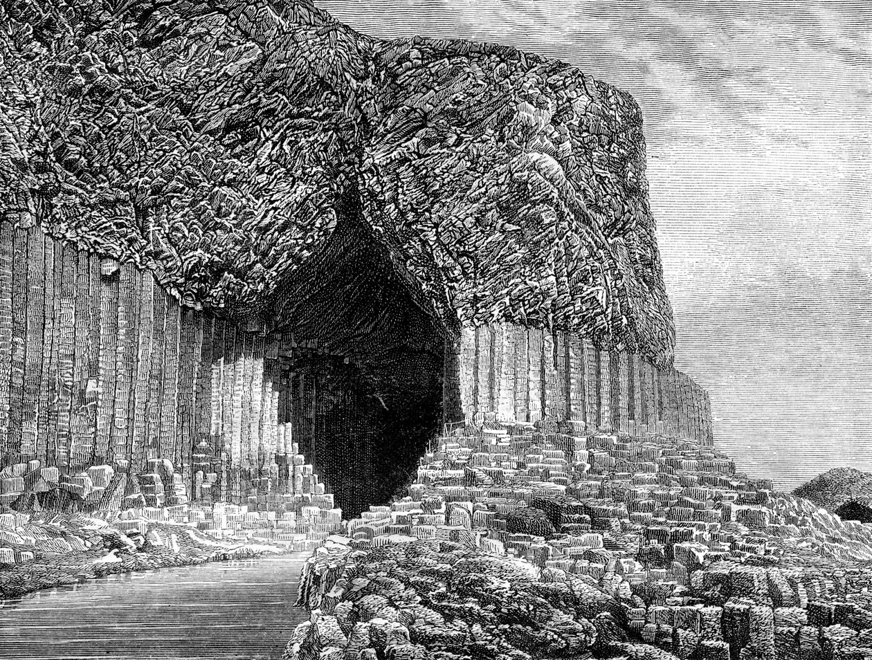 Fingals Höhle, Insel Staffa, Schottland, 19. Jahrhundert von Frederic Sorrieu