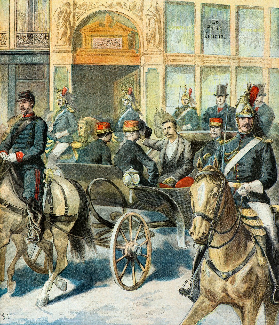 Präsident der Republik Casimir Perier kehrt zurück von Frederic Theodore Lix