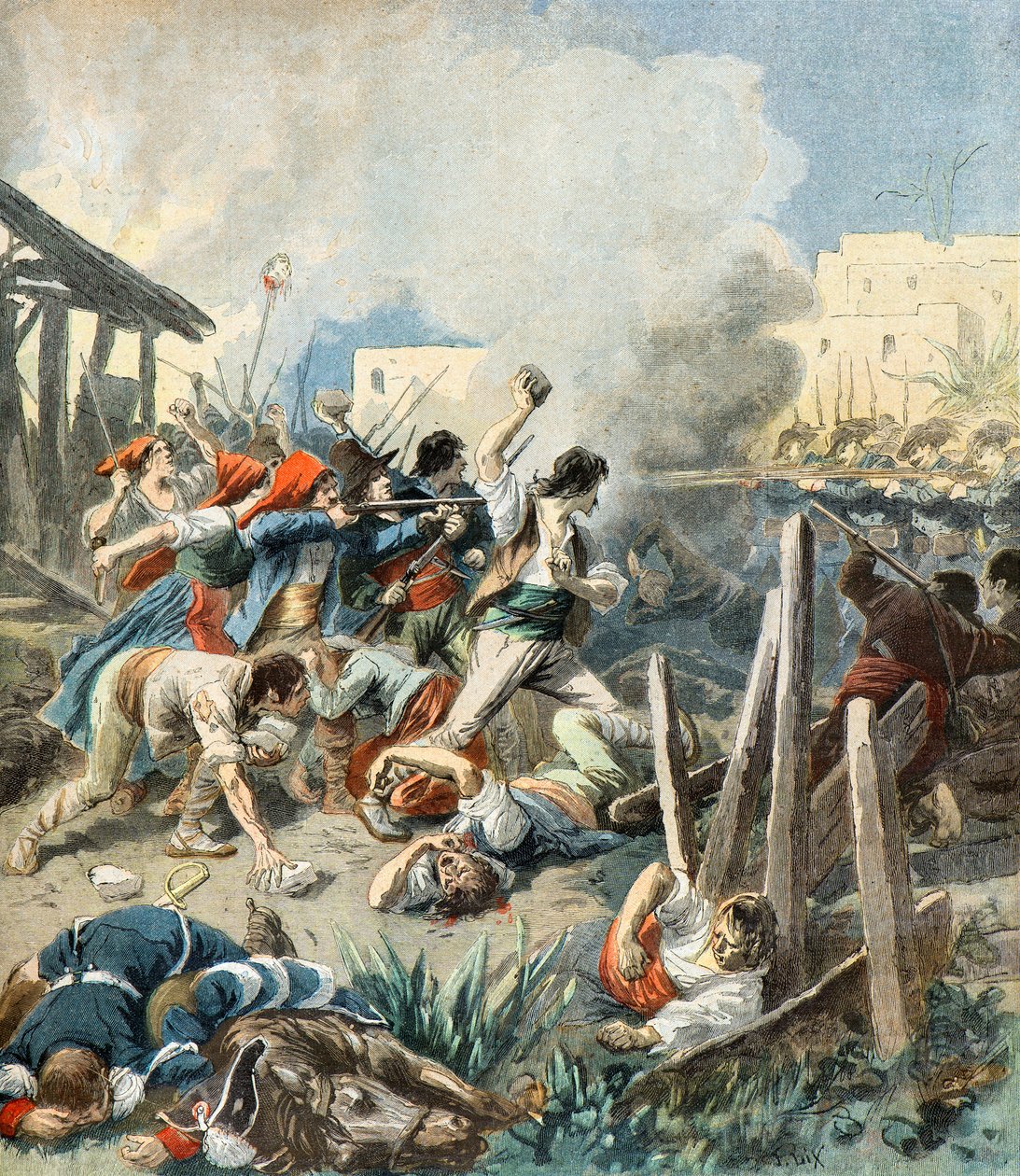 Unruhen in Sizilien von Frederic Theodore Lix
