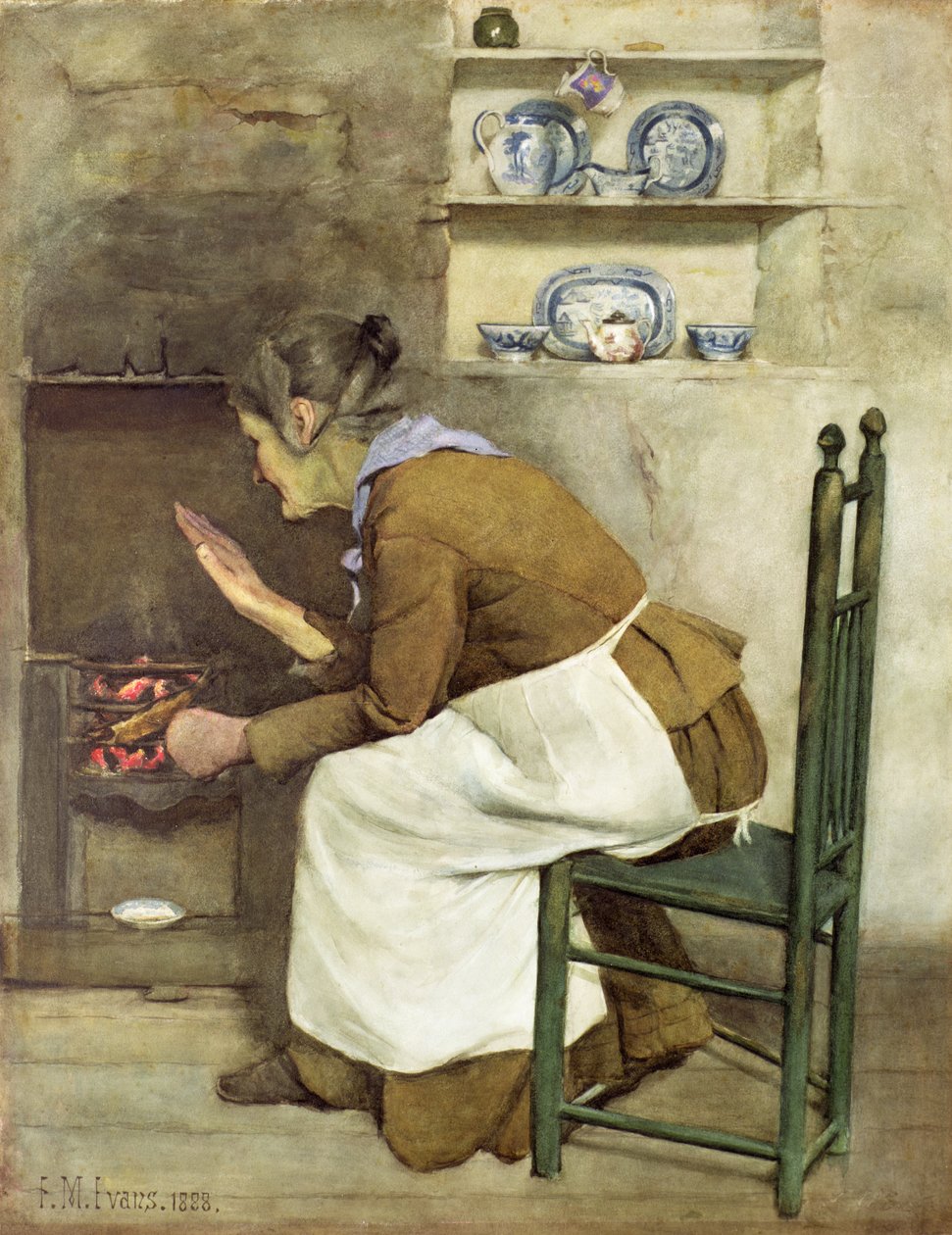 Eine bescheidene Mahlzeit von Frederick James McNamara Evans