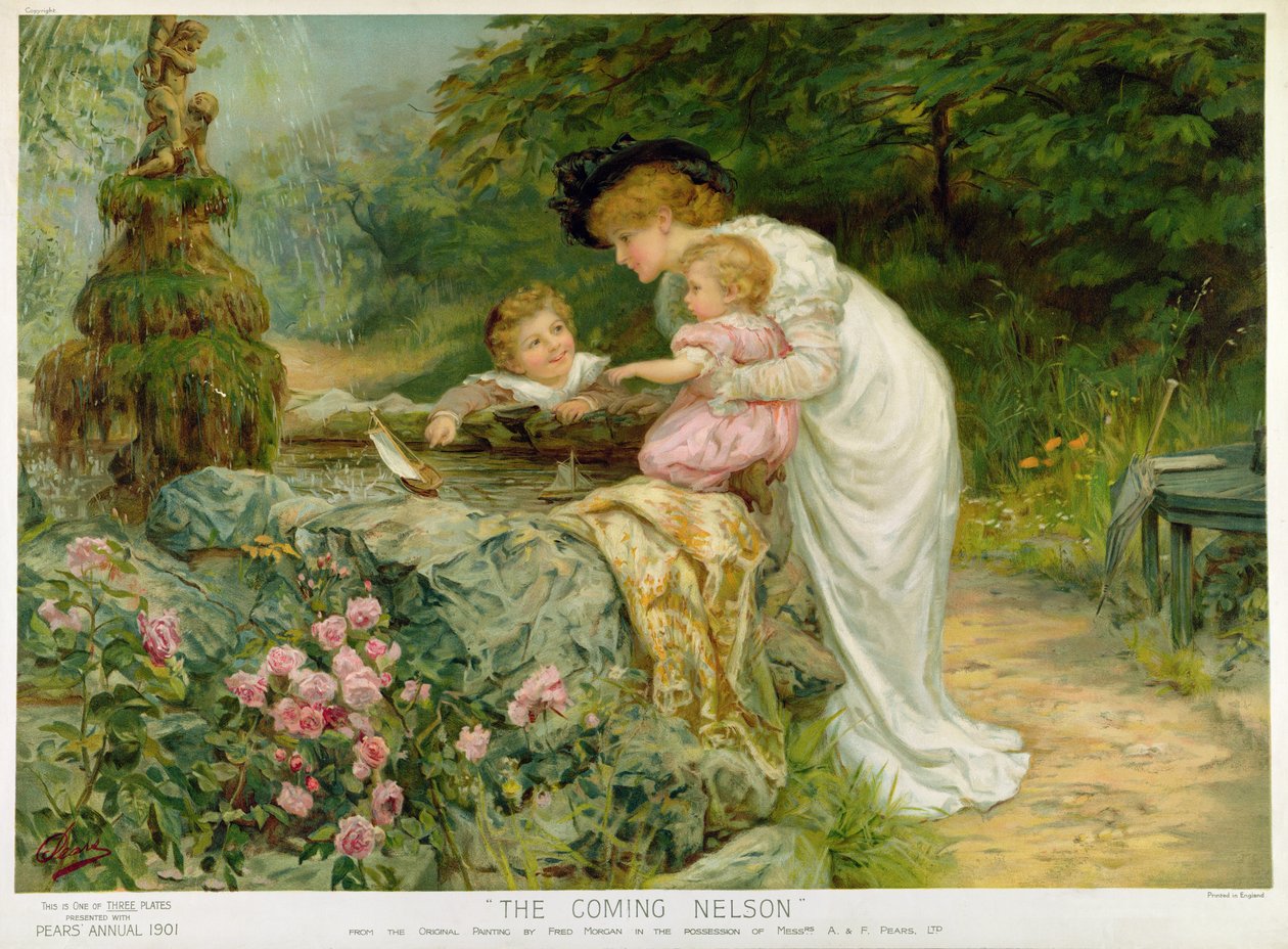 Der kommende Nelson, aus dem Pears Annual, 1901 von Frederick Morgan