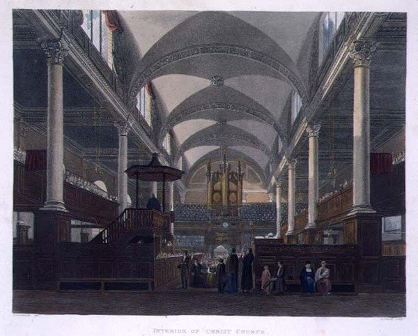 Innenraum der Christ Church, aus 