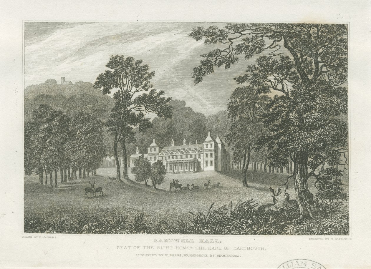 Sandwell Park - Halle von Frederick Calvert