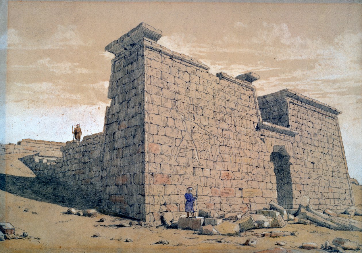 Tempel, Nubien, Ägypten von Frederick Catherwood