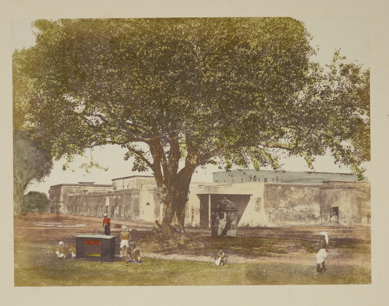 Gefängnis, Kalkutta. Fotograf: Fiebig, Frederick ca. 1851-1852 Ansichten von Kalkutta und umliegenden Bezirken. von Frederick Fiebig