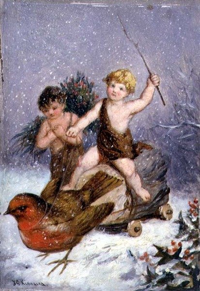 Die vier Jahreszeiten: Winter von Frederick Gerald Kinnaird